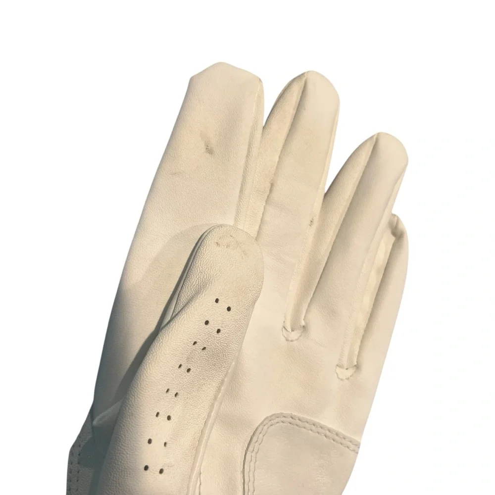 FJ Footjoy Womens ML WeatherSof Golf Glove‎ Left Hand White Black Golfing Sports
